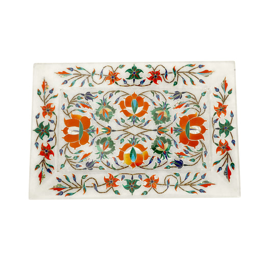 Marble Tray - Rose Design