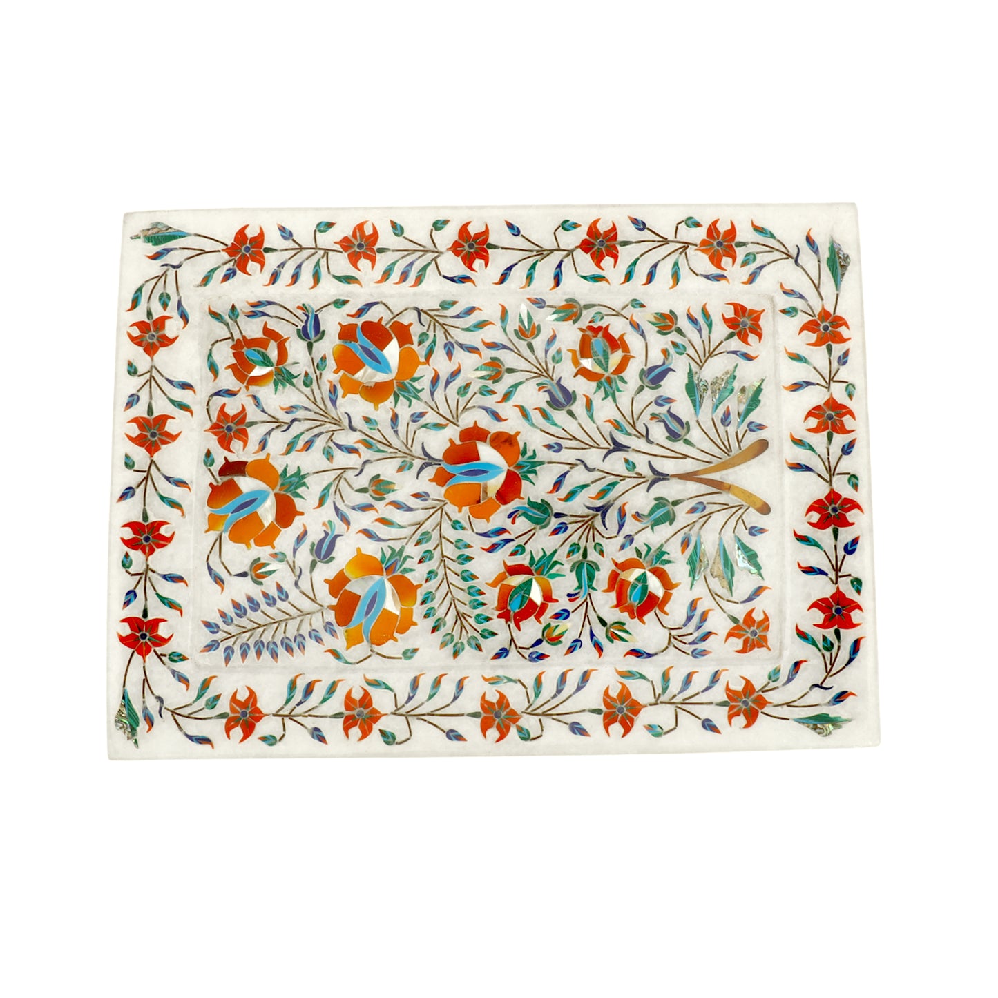 Marble Tray - Rose Design