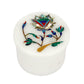 Marble Round Box - Rose Design