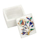 Marble Rectangular Box - Rose Design
