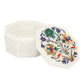 Marble Octagon Box Filigree Work - Rose Design