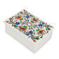 Marble Rectangular Box - Rose Design