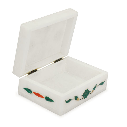 Marble Flower Box - Flower Design