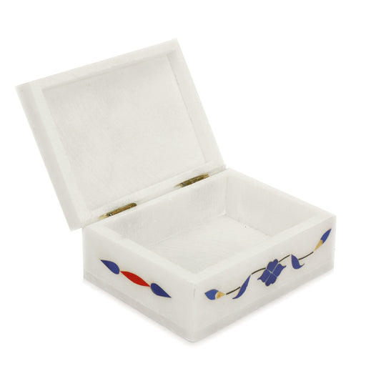 Marble Flower Box - Flower Design