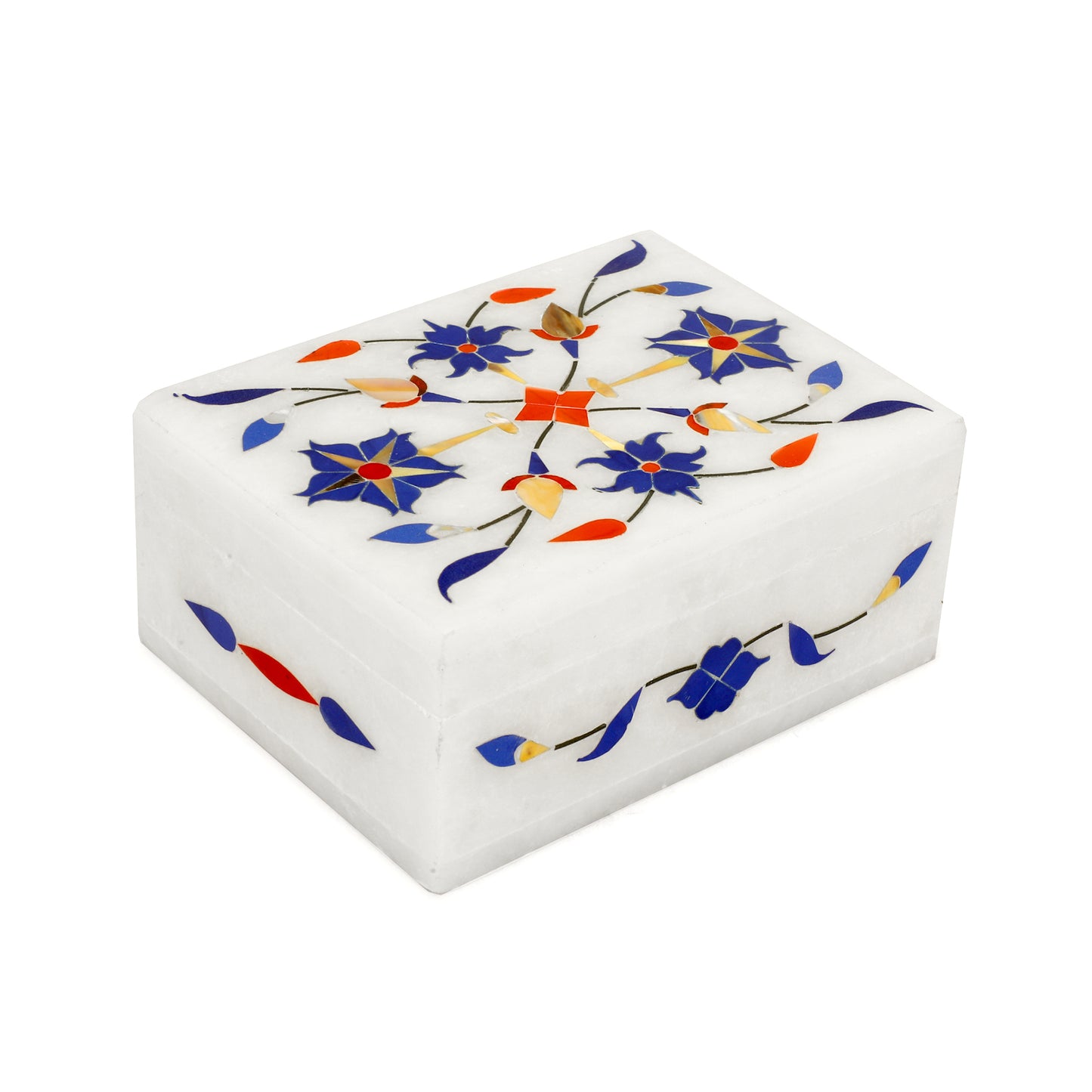 Marble Flower Box - Flower Design