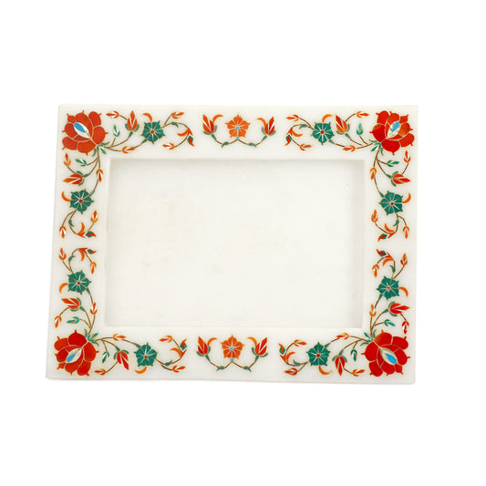 Rectangular Photo Frame - Flower Design