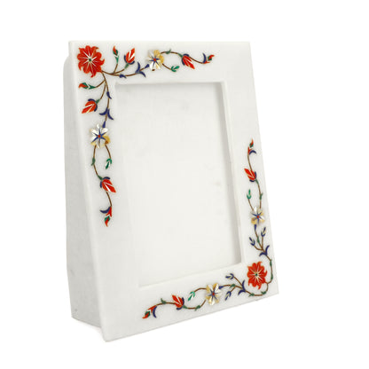 Rectangular Photo Frame  - Flower Design