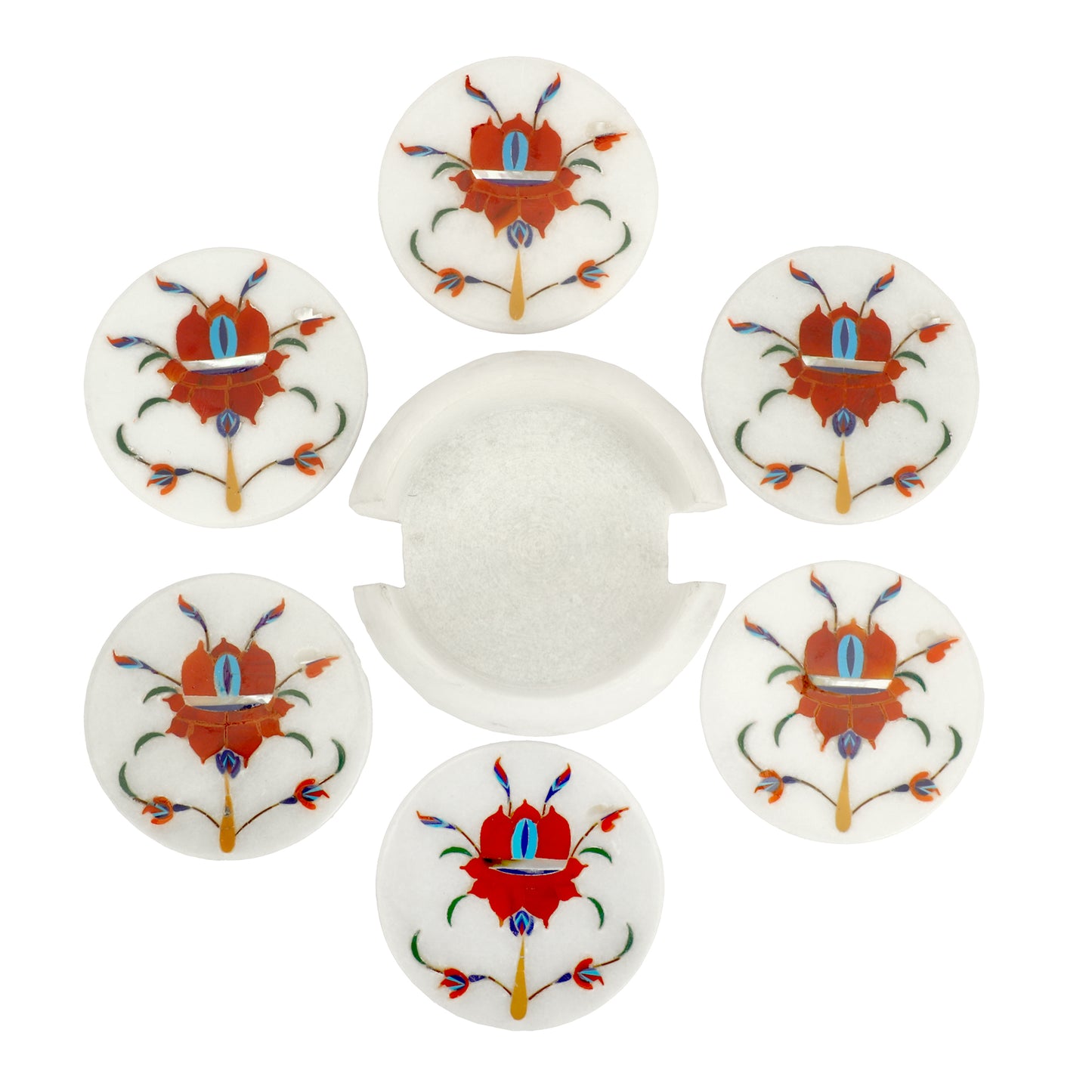 Rose Design Coaster - Rose Design