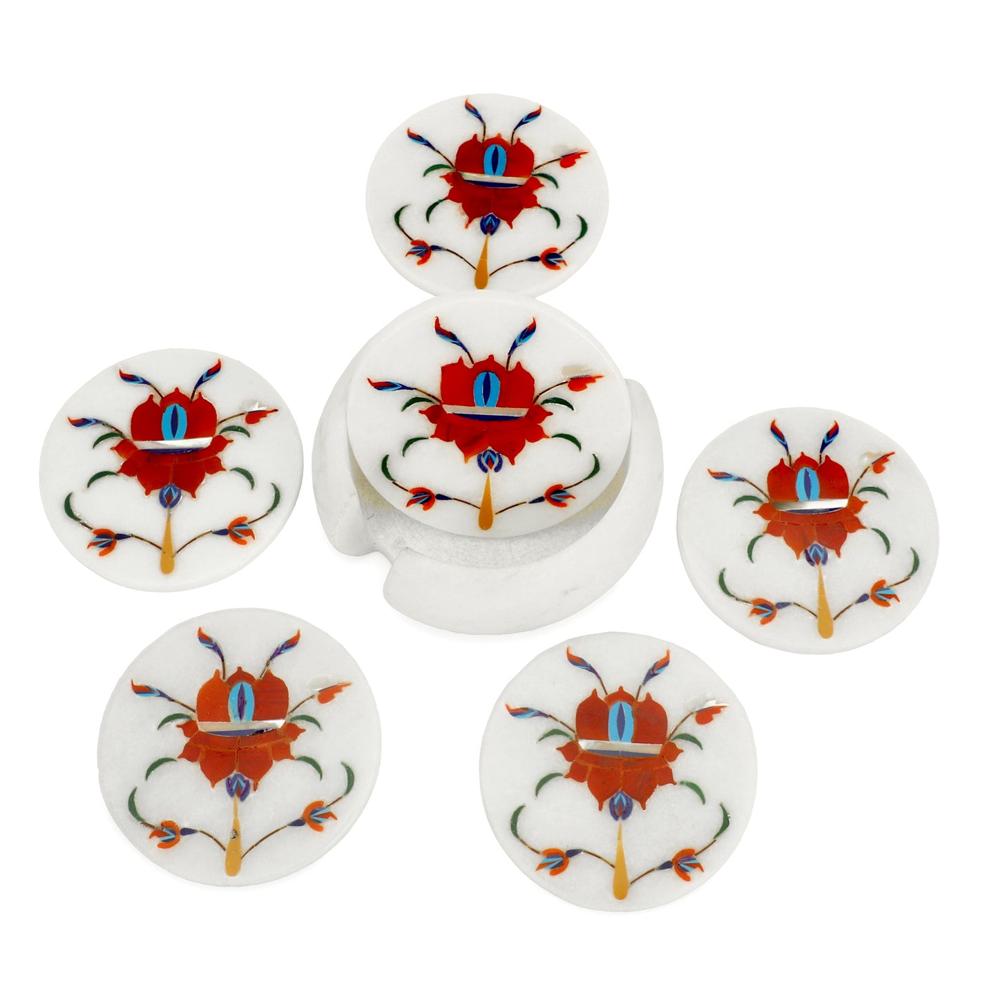 Rose Design Coaster - Rose Design