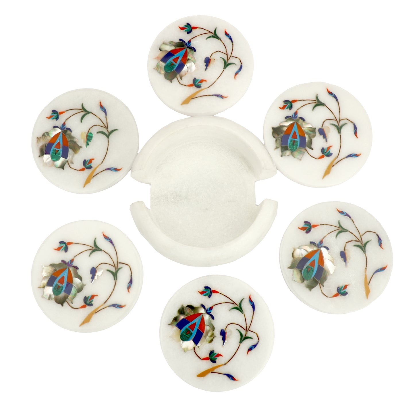 Rose Design Coaster - Rose Design