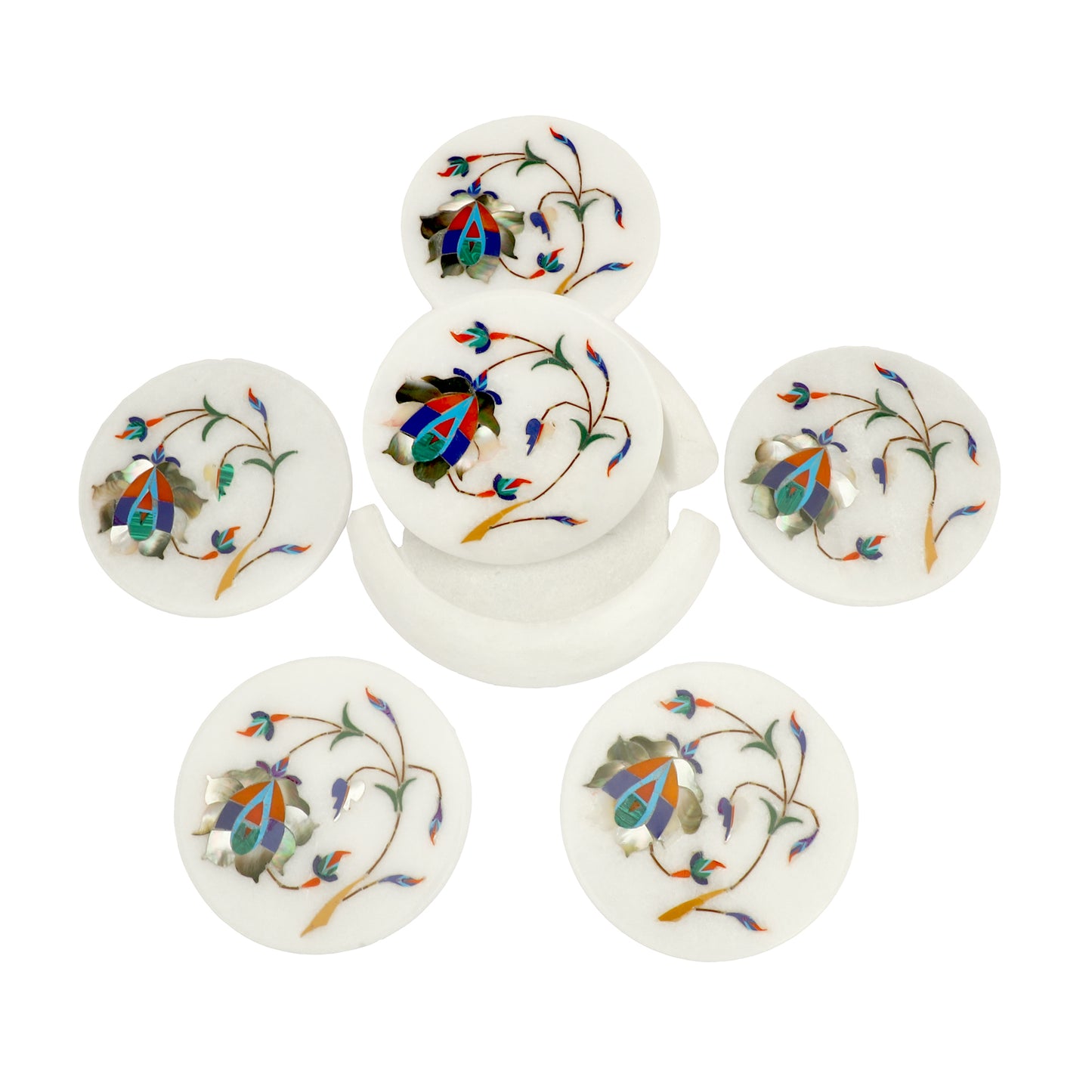 Rose Design Coaster - Rose Design