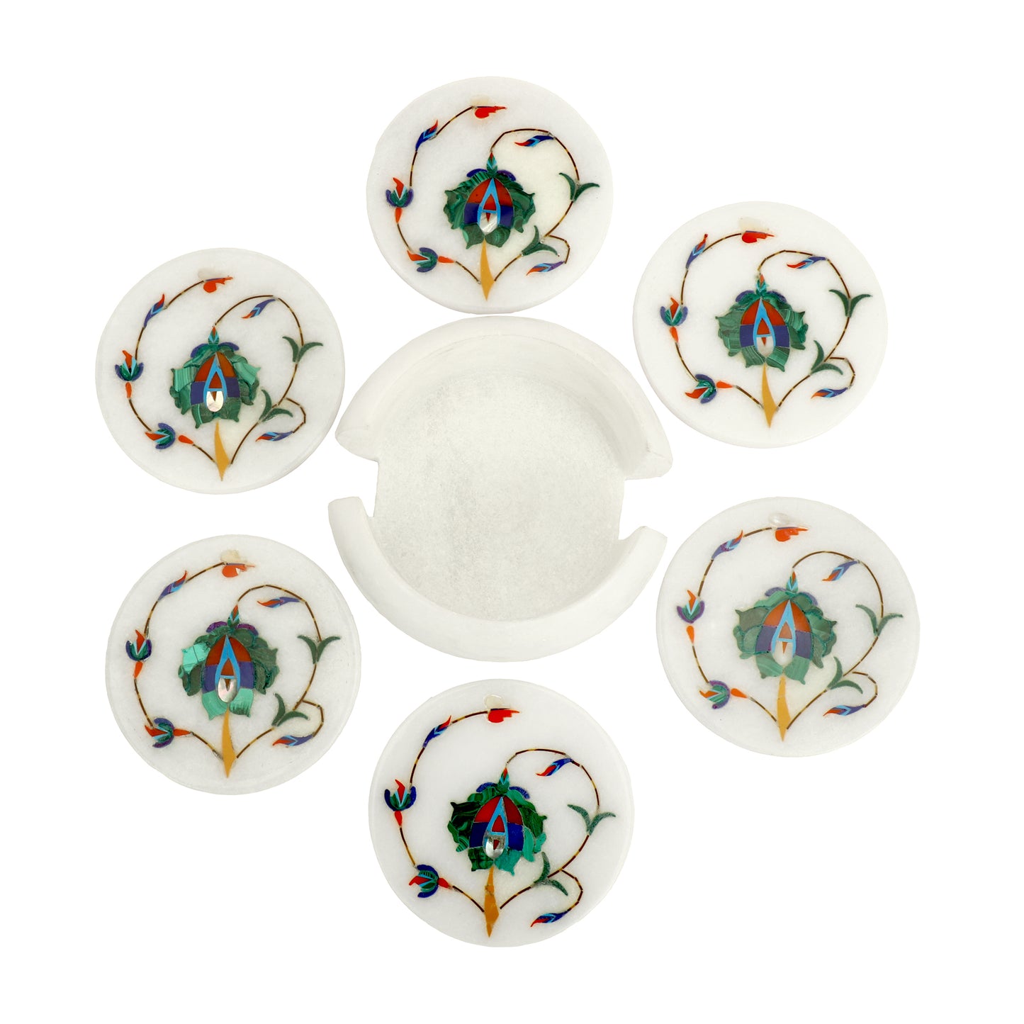 Rose Design Coaster - Rose Design