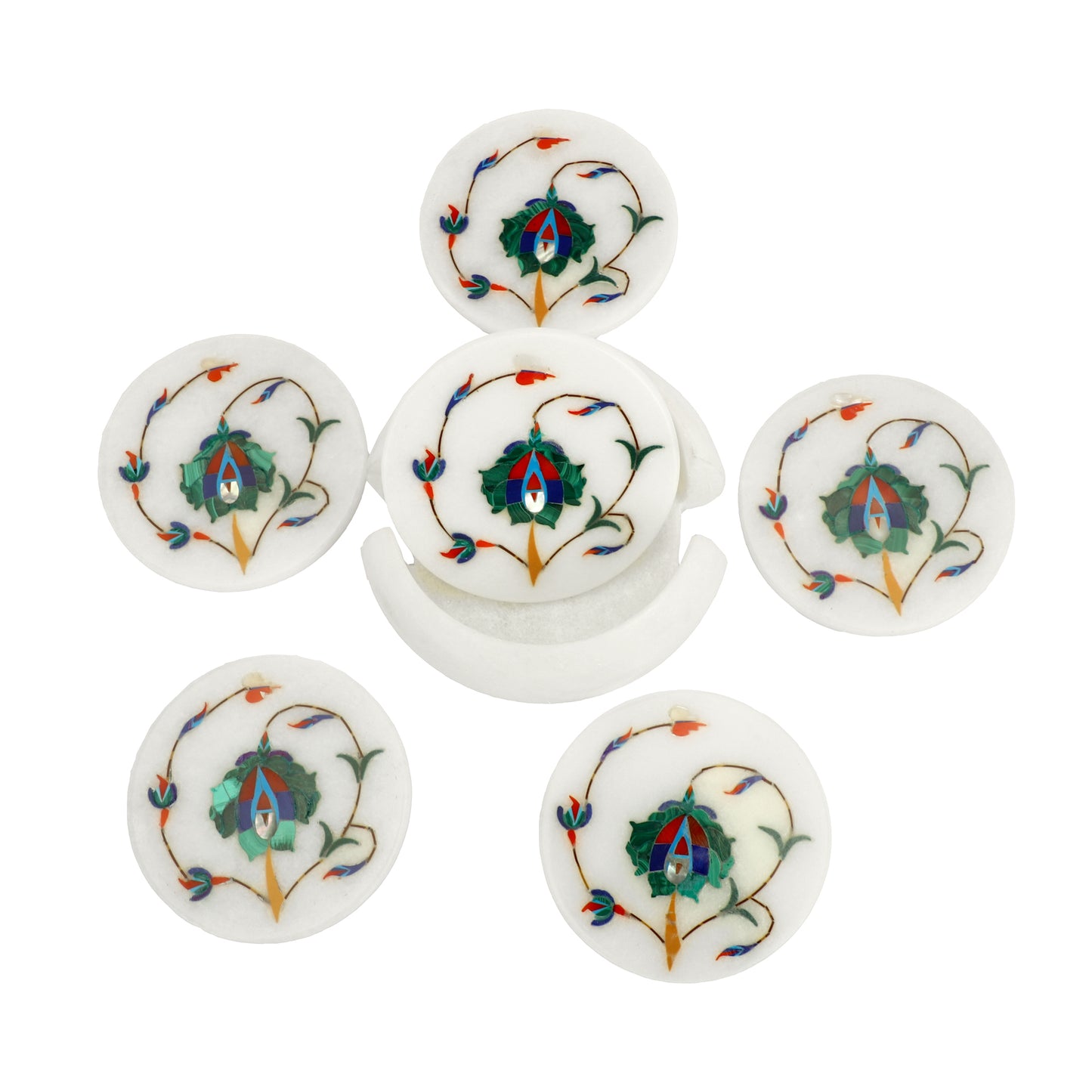 Rose Design Coaster - Rose Design