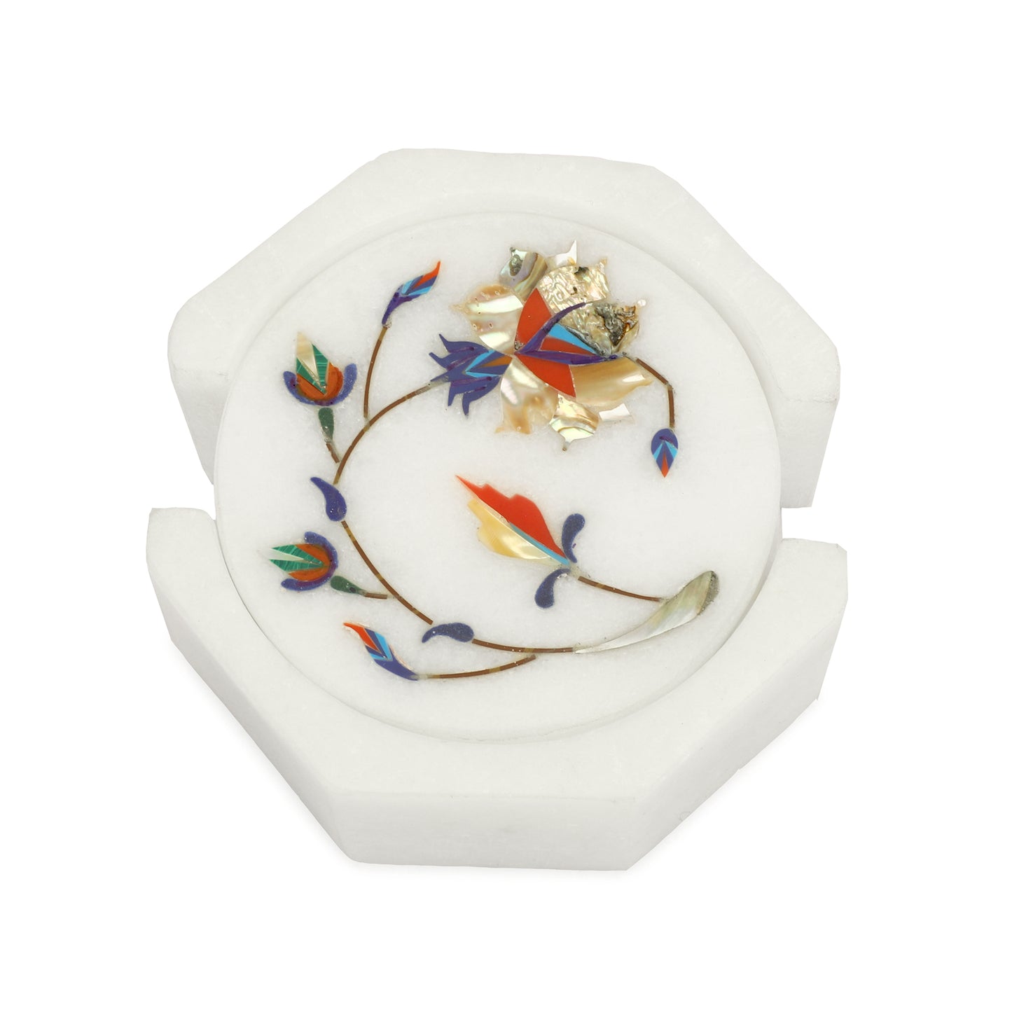 Rose Design Coaster - Rose Design