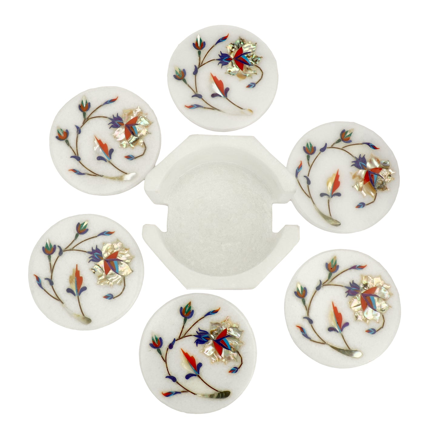 Rose Design Coaster - Rose Design