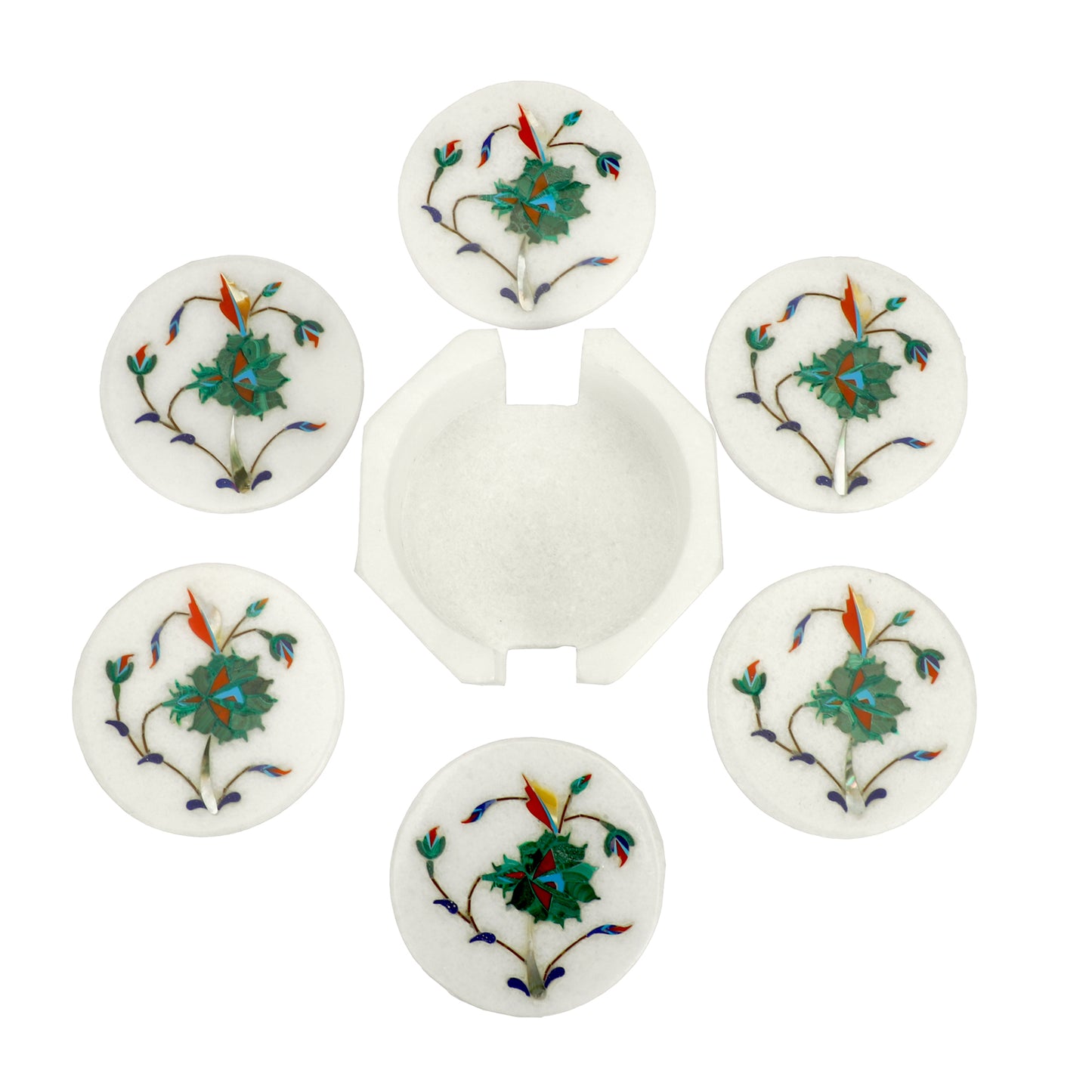 Rose Design Coaster - Rose Design