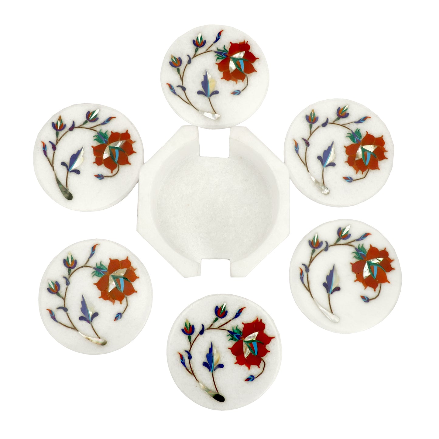 Rose Design Coaster - Rose Design