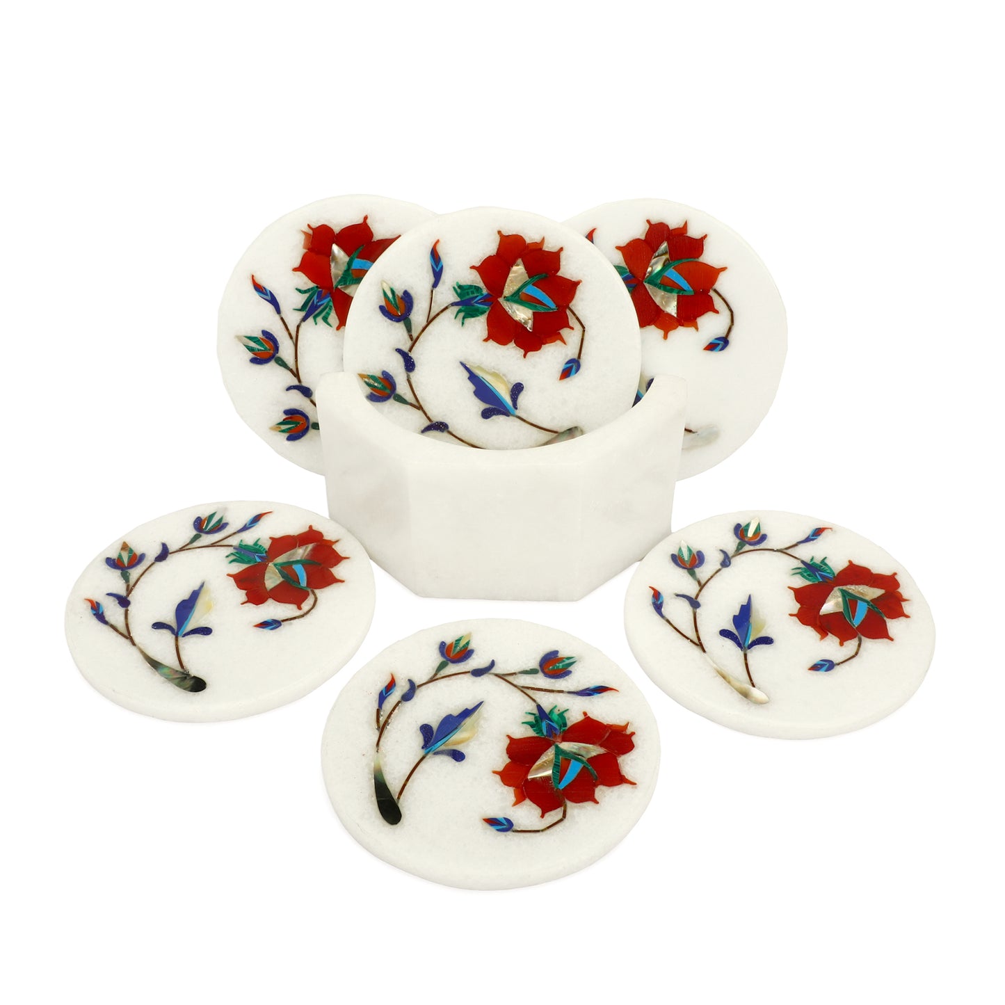 Rose Design Coaster - Rose Design