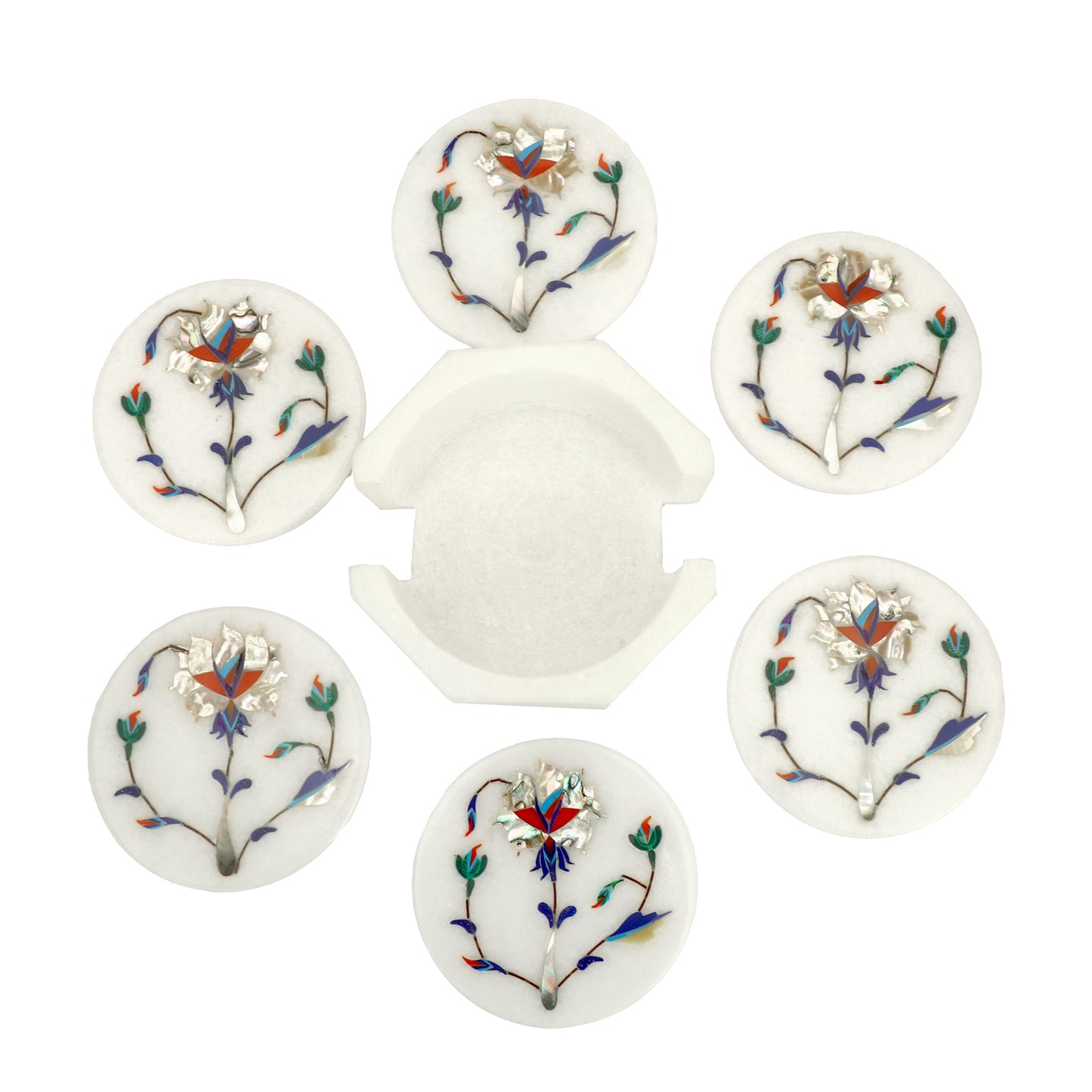 Rose Design Coaster - Rose Design