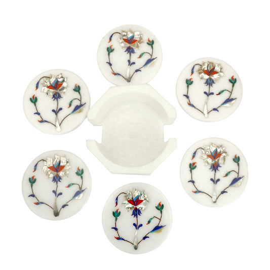 Rose Design Coaster - Rose Design