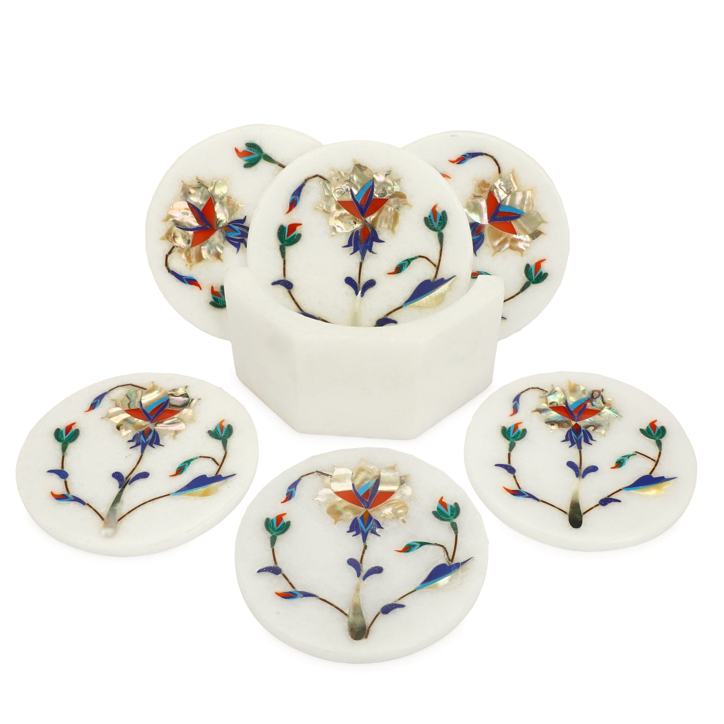 Rose Design Coaster - Rose Design