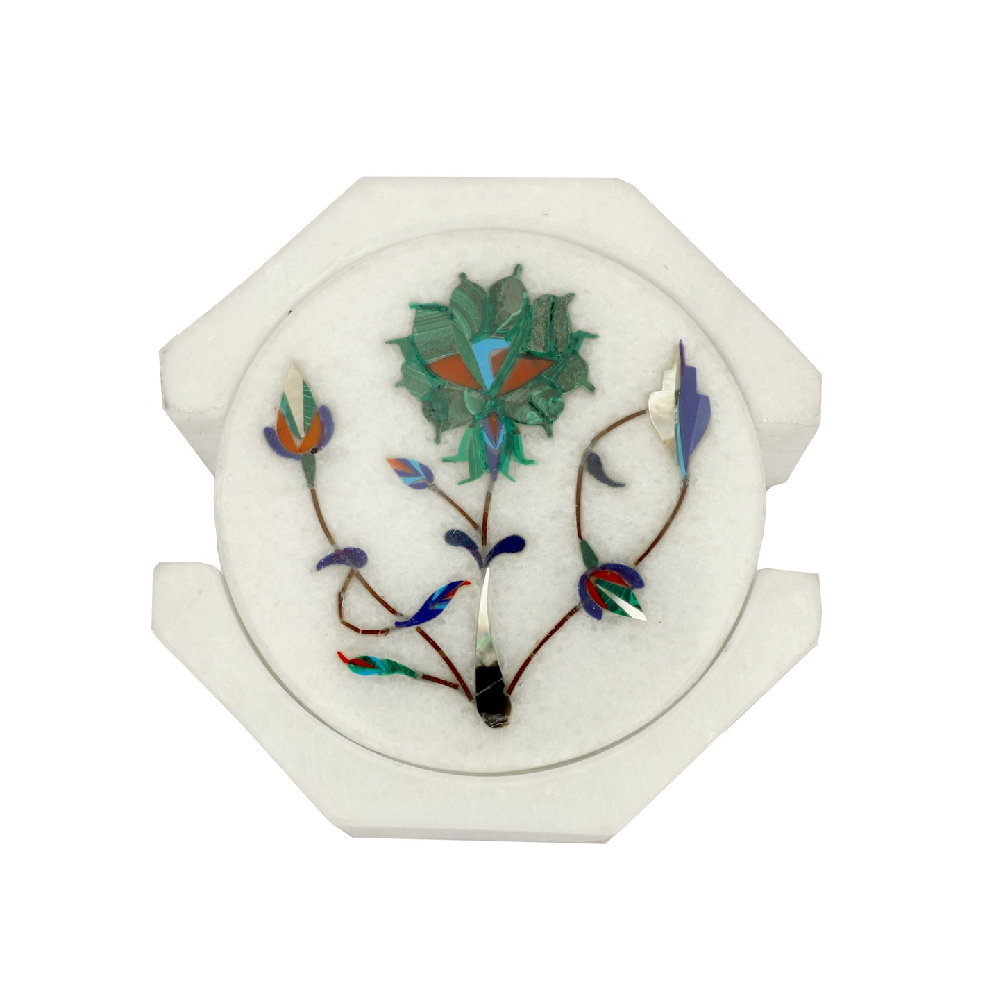 Rose Design Coaster - Rose Design