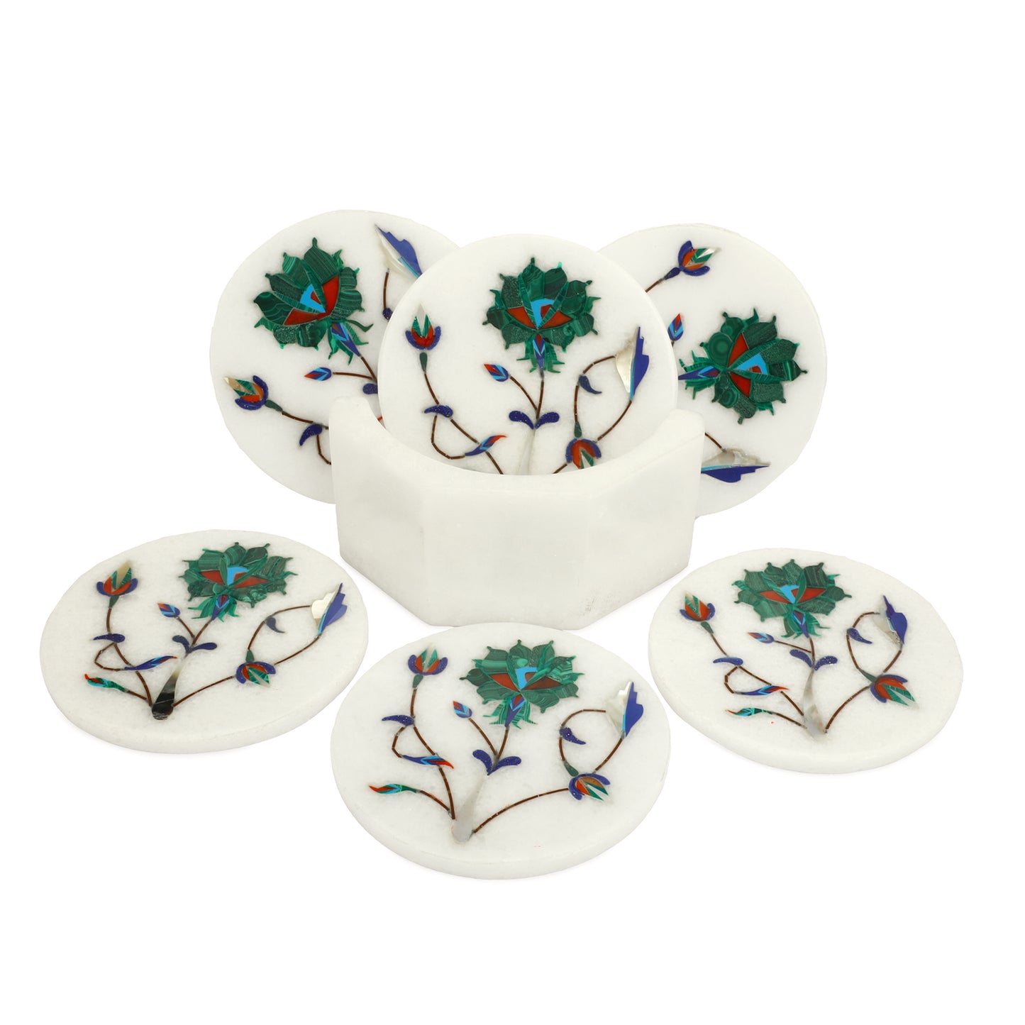 Rose Design Coaster - Rose Design