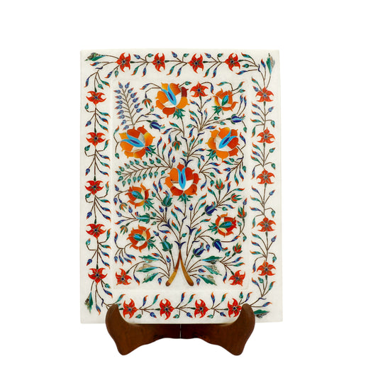 Marble Tray - Rose Design