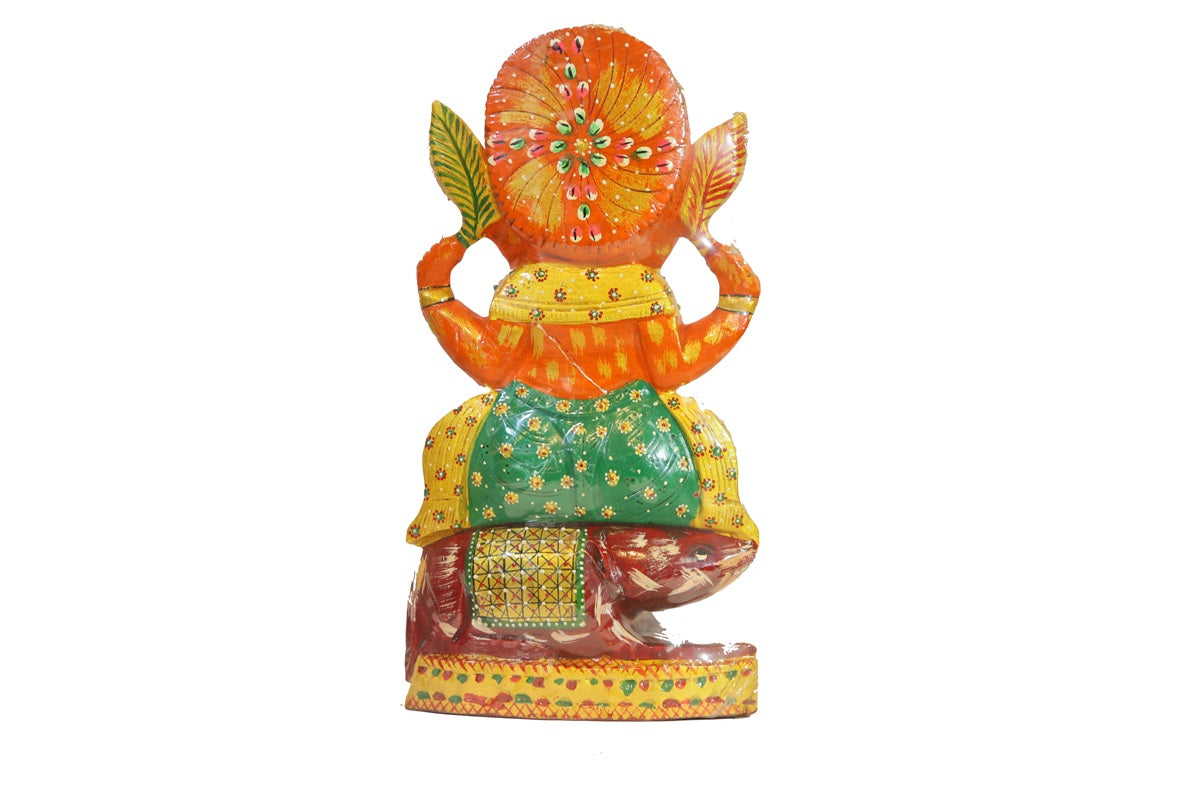 Ganesha sitting on Mouse