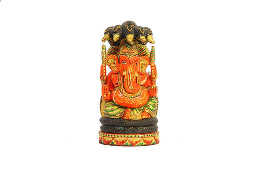 Ganesha Sitting on Sheshnaag