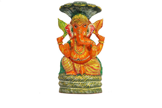 Ganesha Sitting on Sheshnaag