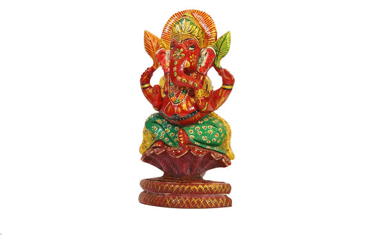 Ganesha Sitting on Sheshnaag